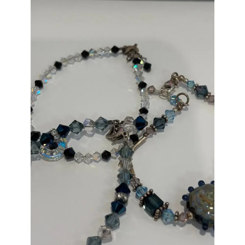 Lot of 3 Beaded Bracelets with Sterling Silver Clasps and Beads